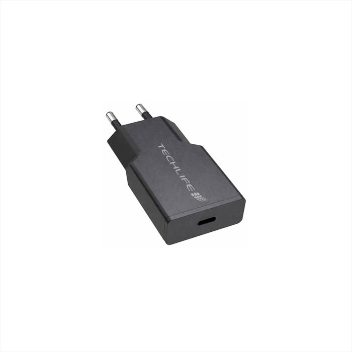 Techlife - Caricatore Da Rete Ultrasottile Tlmt0020-nero