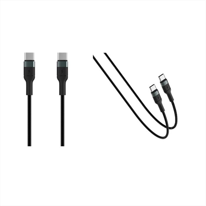 Techlife - Cavo Usb Type C 2.0 Tlmt0038-nero