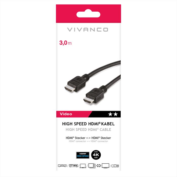 Sbs - Cavo Hdmi V. 1.4 - 1080p-nero