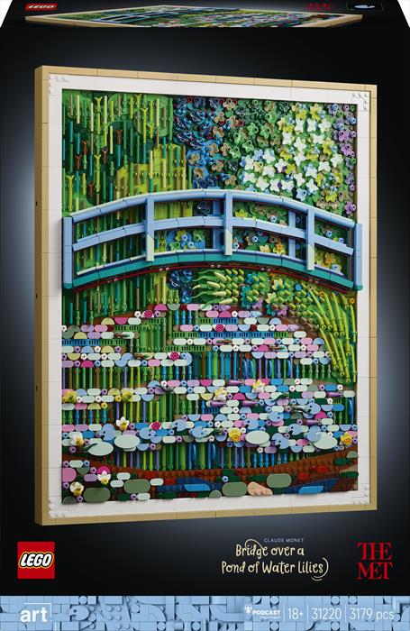 Lego - Art Claude Monet - Lo Stagno Delle Ninfee - 31220, Multicolore