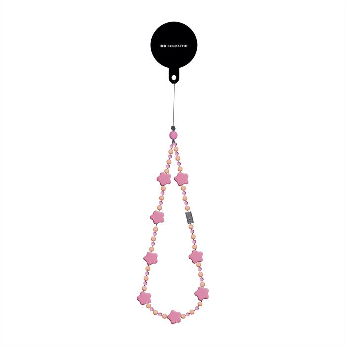 Caseme - Beads Laccetto Telefono, Fiori-rosa