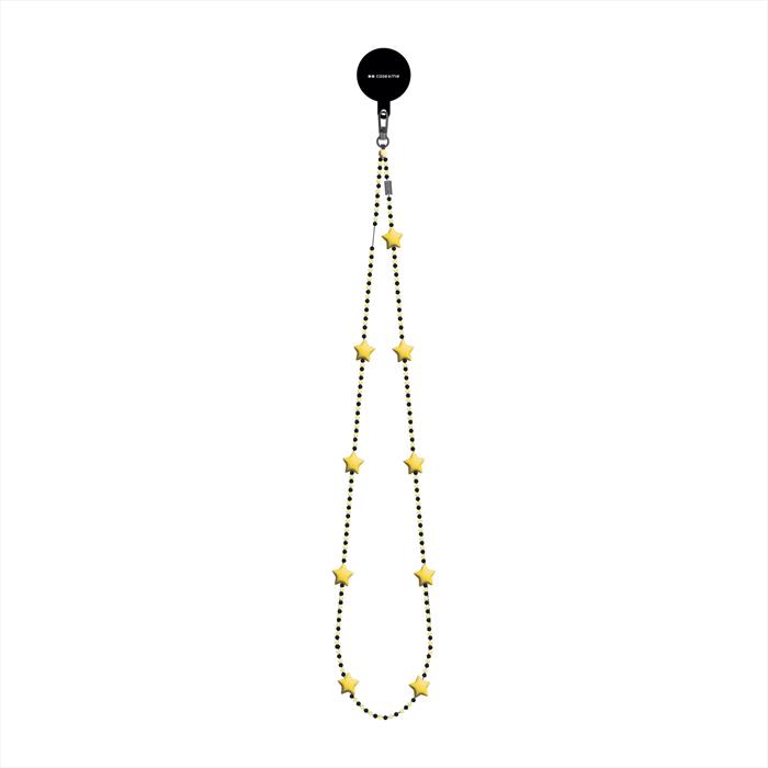 Caseme - Beads Collana Telefono, Luna-giallo