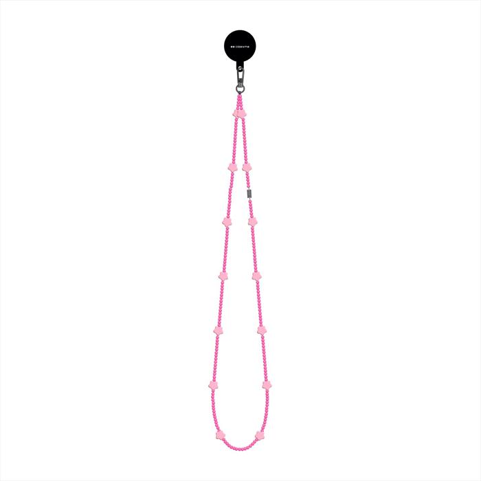 Caseme - Beads Collana Telefono, Fiori-rosa