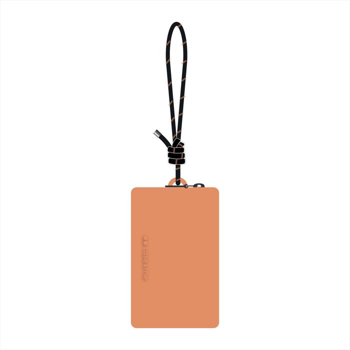 Caseme - Borsa In Silicone Misura M Con Cordino-arancione
