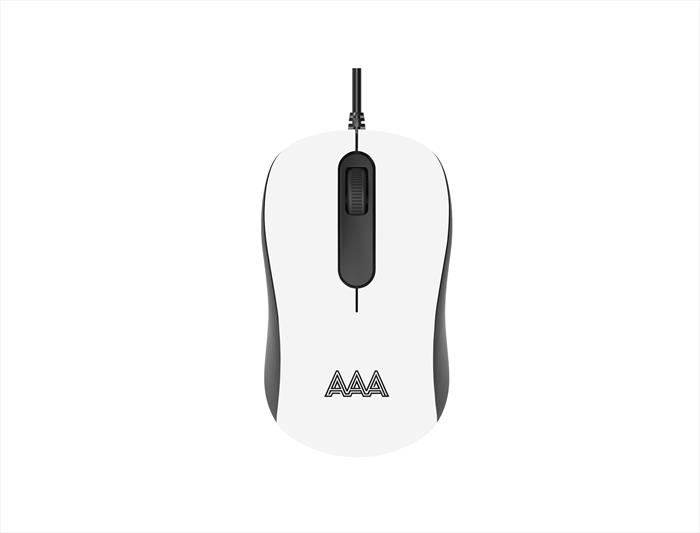 Aaamaze - Mouse Wired Usb-bianco