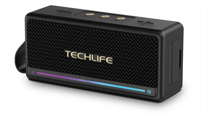 Techlife - Diffusore Bluetooth Parva Ipx7 Tlvt0028-nero