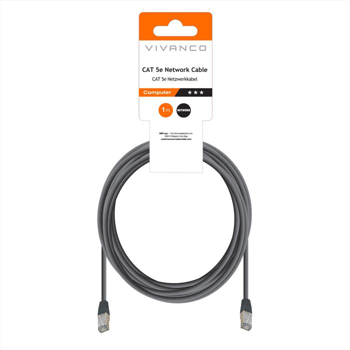 Sbs - Cavo Di Rete Per Pc Utp Cat 5e-grigio Scuro