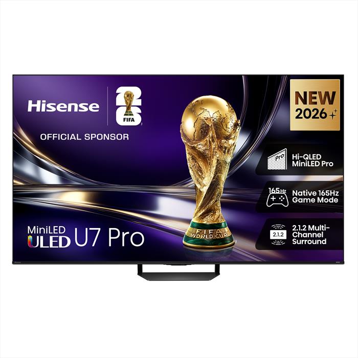 Hisense 55U7S 4K Ultra HD Smart TV 55" (Nero)