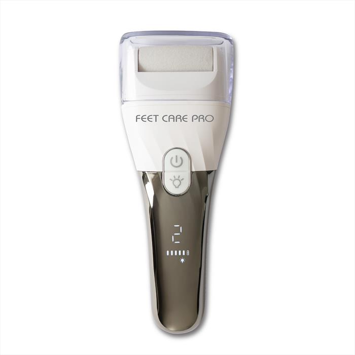 Macom - Pedicure Elettrico Ricaricabile Feet Care Pro-bianco