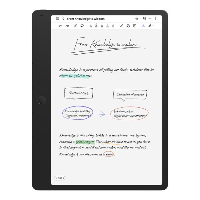 Tcl - Tablet Tab A1 Plus Nxtpaper T-pen+flipcase-space Blue