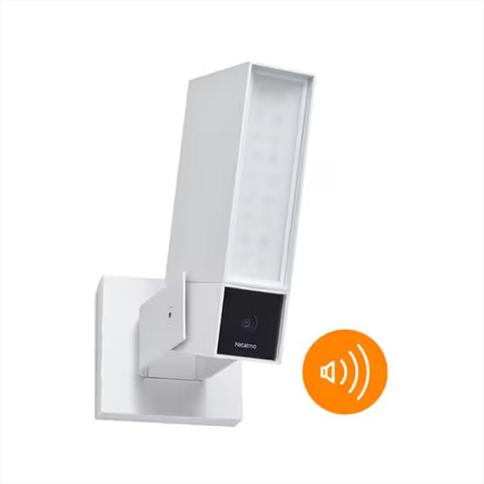 Netatmo - Telecamera Wifi Esterna Intelligente Con Sirena-bianco