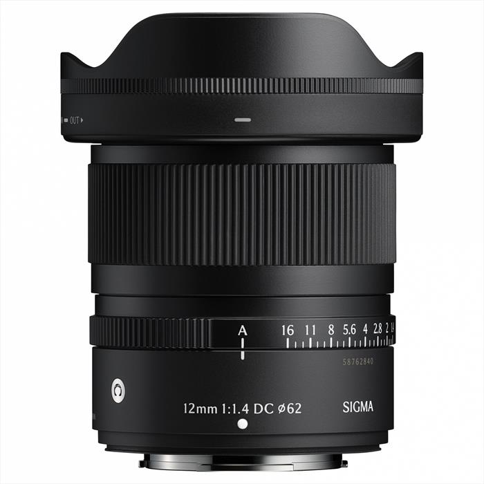 Sigma - Obiettivo 12mm-f/1.4 (c) Af Dc,attacco Fujifilm-nero