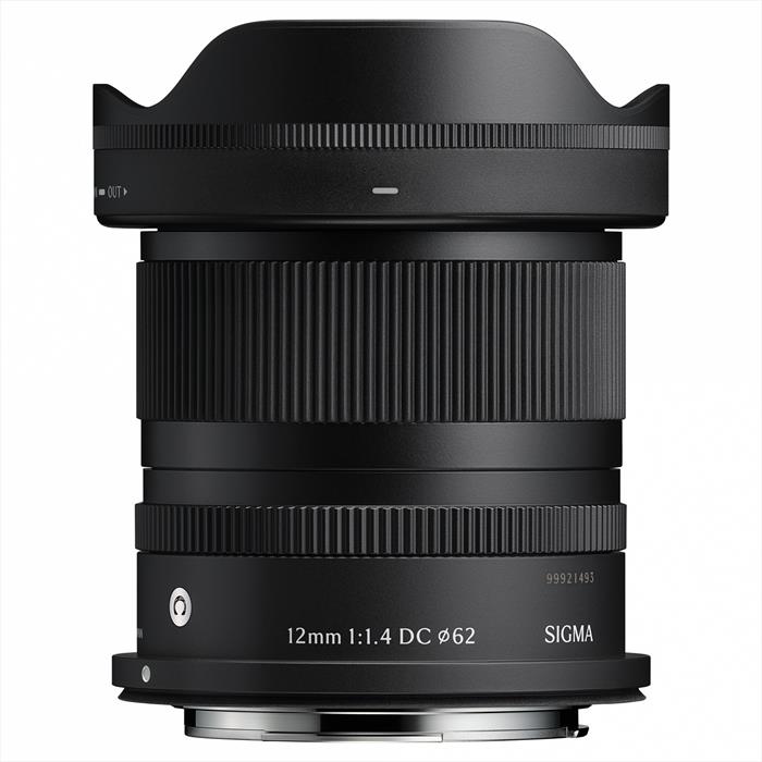 Sigma - Obiettivo 12mm-f/1.4 (c) Af Dc,attacco Canon-nero