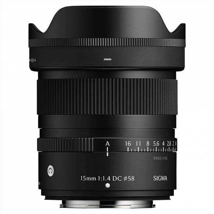 Sigma - Obiettivo 15/1.4 Dc C Fuji X-mount-nero