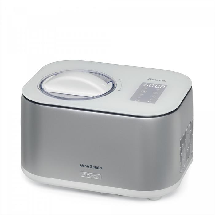 Ariete - Gelatiera Con Compressore 644 Gran Gelato 4in1-acciaio Inox