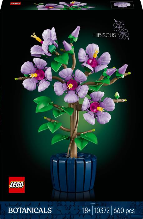 Lego - Botanicals Ibisco - 10372, Multicolore