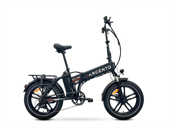 Argento - E-bike Iron Max Twin Batteries-grigio/rosso