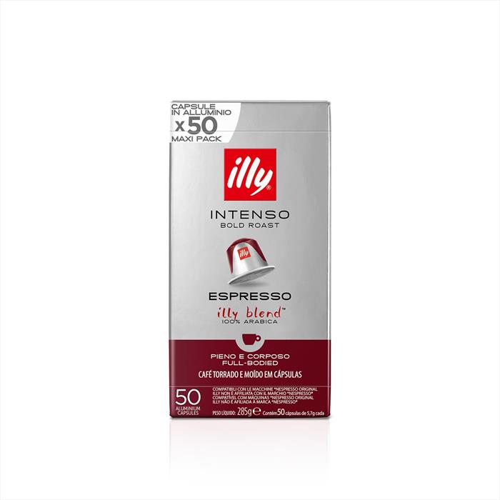 Illy - 50 Capsule Compatibili Nespresso Intenso-intenso