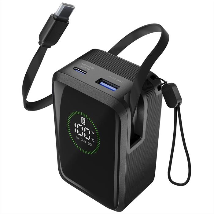 Cellularline - Power Bank Roller 10000-nero