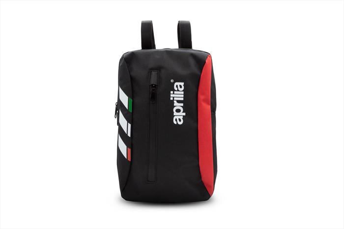 Aprilia - Borsa Porta Oggetti Per Monopattini Elettrici-bianco/rosso/azzurro