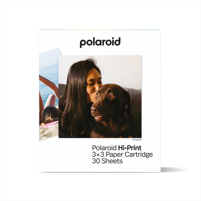 Polaroid - Cartridge 30 Fogli Hi-print 3x3-bianco