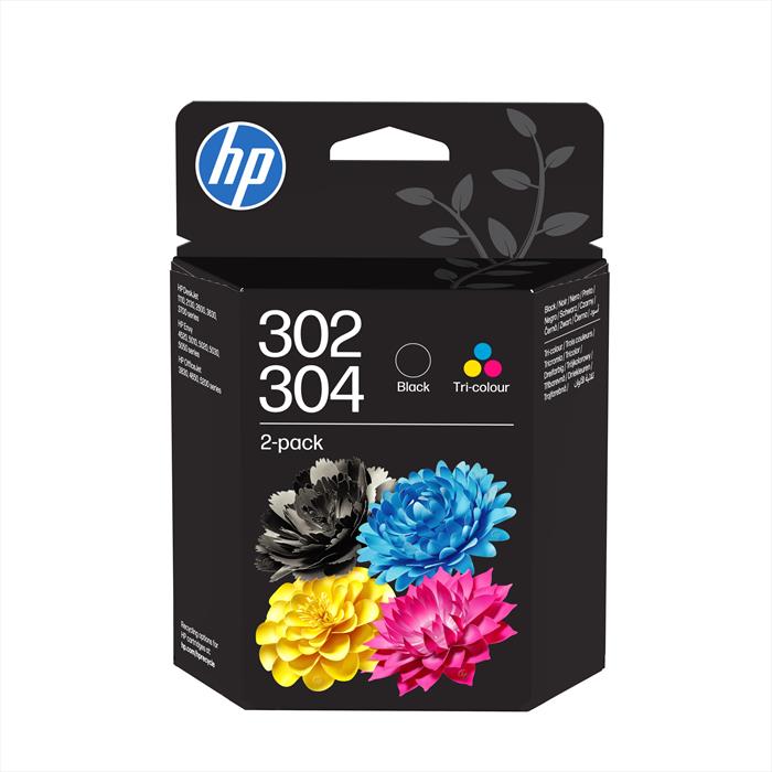 Hp - Combo Pack 2 Cartucce Nero E Colore 302/304-nero E Tricromia