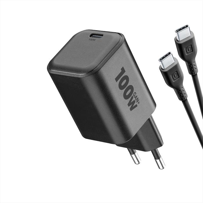Cellularline - Caricabatterie Da Rete 100w Kit Ach 100w-nero