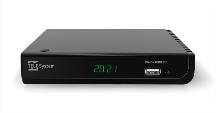 Telesystem - Decoder Digitale Terrestre Hd Hdr Hlg Ts6819-black