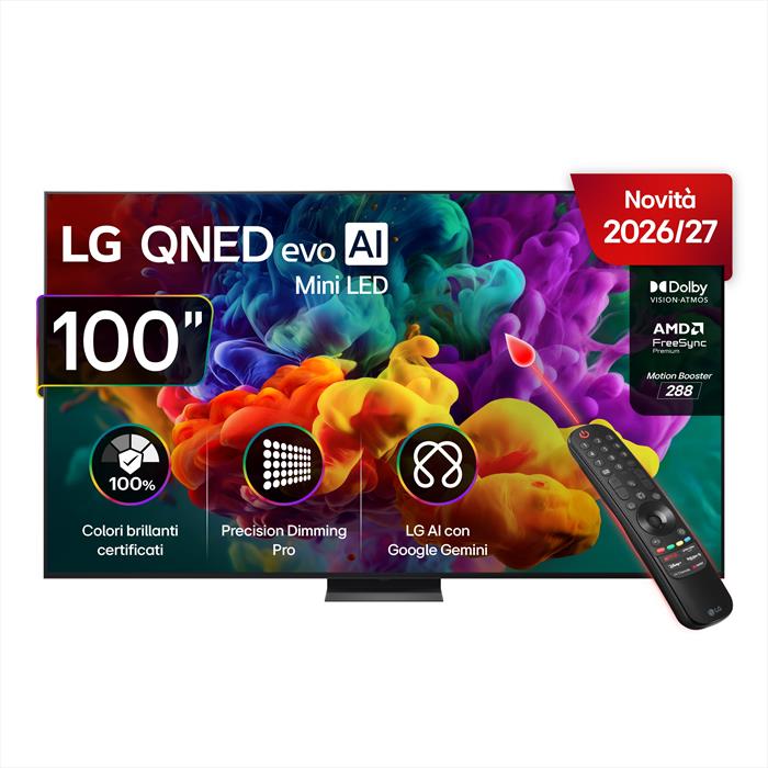 Lg - Smart Tv Qned Evo Ai Miniled 4k 100" 100qned87b6-charcoal Black
