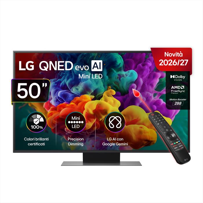 Lg - Smart Tv Qned Evo Ai Miniled 4k 50" 50qned86b6b-charcoal Black