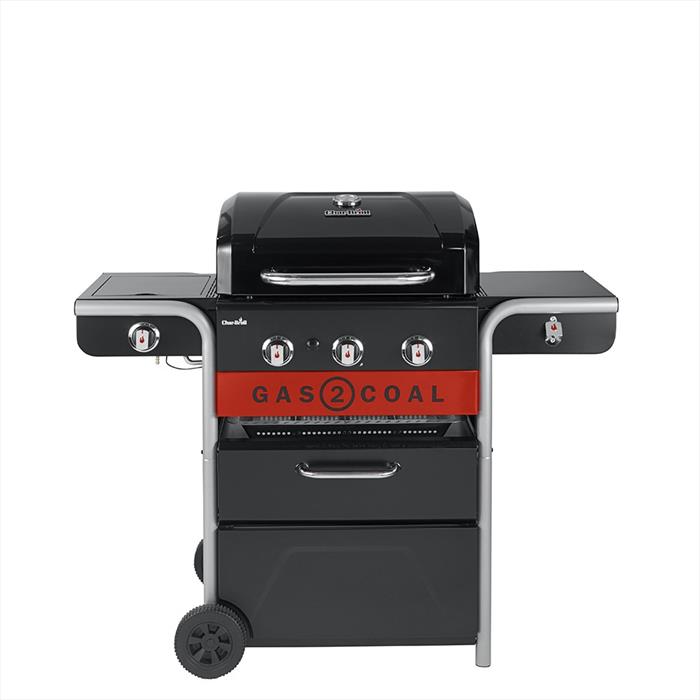 Char-broil - Barbecue Gas2coal 3 Fuochi + 1-black