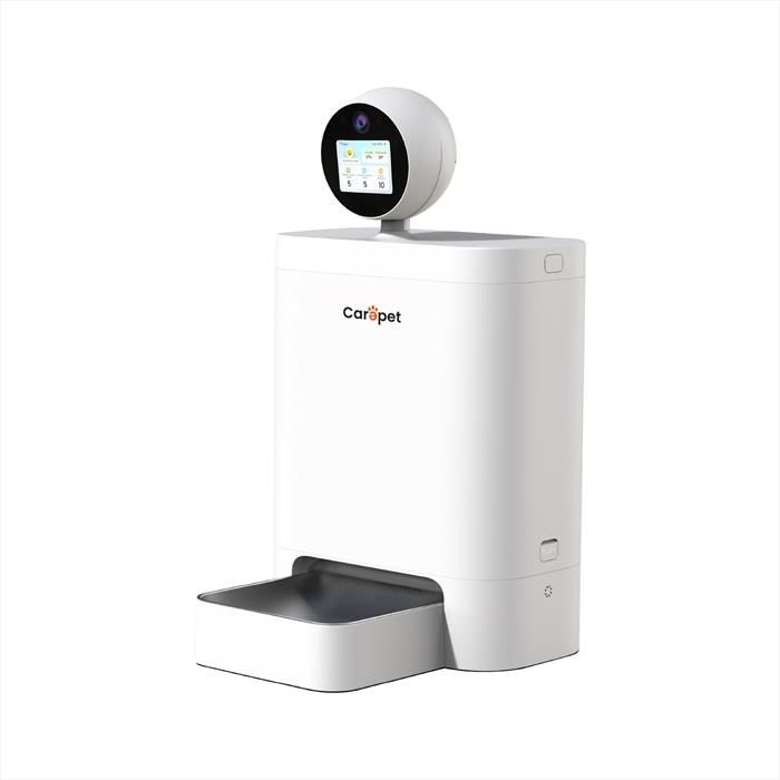 Carepet - Distributore Cibo Ai Pet Feeder (ptc01)-bianco
