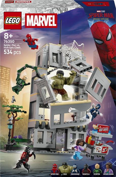 Lego - Marvel Scontro Epico: Spider-man Vs. Hulk - 76350, Multicolore