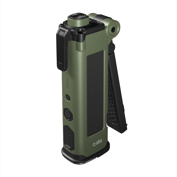Sbs - Powerbank 3000mah Luce Sos Rompi Vetro-verde