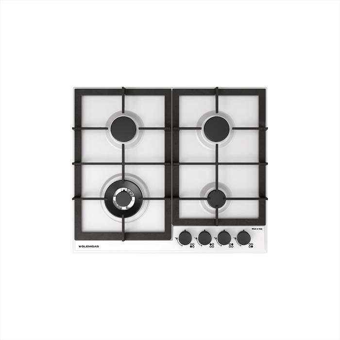 Glem Gas - Piano Cottura A Gas Gtp64thwh 58,5cm-bianco Opaco