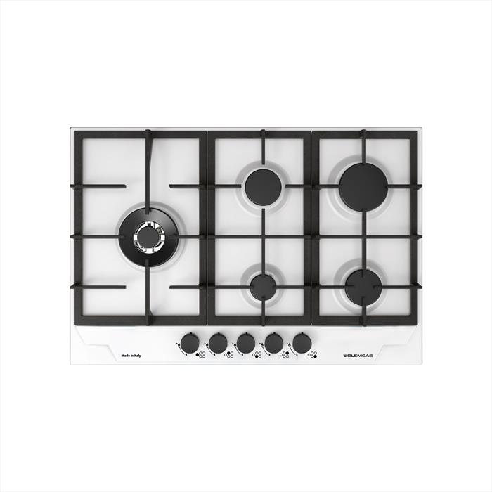 Glem Gas - Piano Cottura A Gas Gtp85thwh 74cm-bianco Opaco