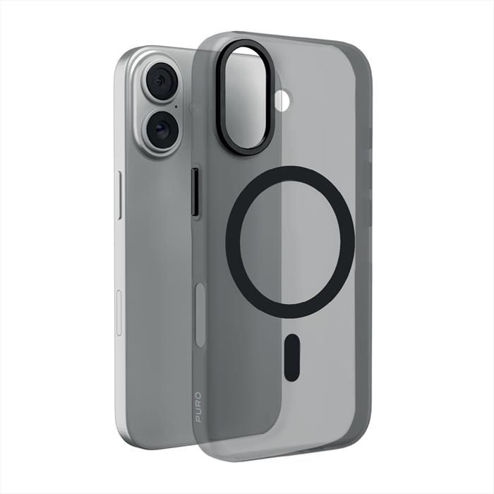 Puro - Cover Lightfeel Per iPhone 17-nero