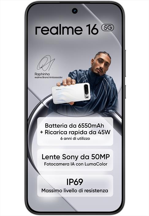 Realme - Realme 16 5g (256gb 8gb)-air Black