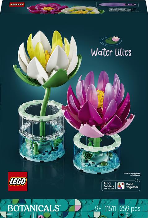 Lego - Botanicals Ninfee - 11511, Multicolore