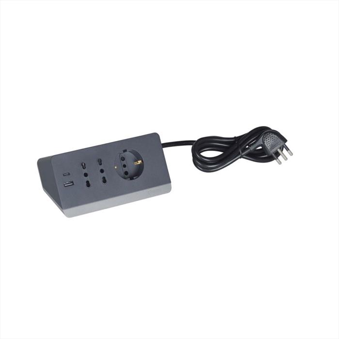 Bticino - Multipresa Da Scrivania Con Usb/usb-nero