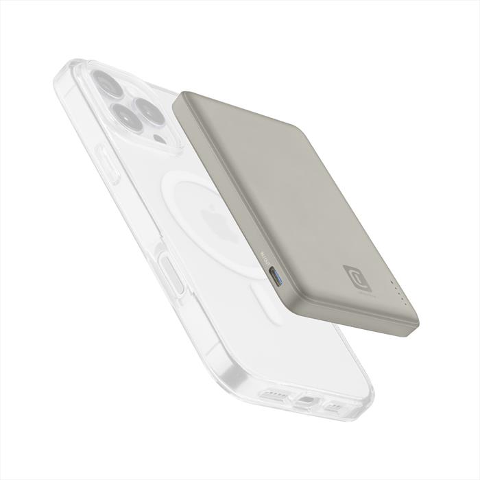 Cellularline - Power Bank Magsafe 5000-beige