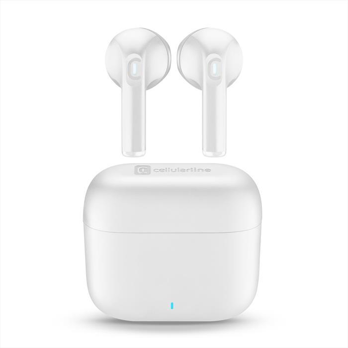 Cellularline - Auricolari Tws Wavy Capsule-bianco