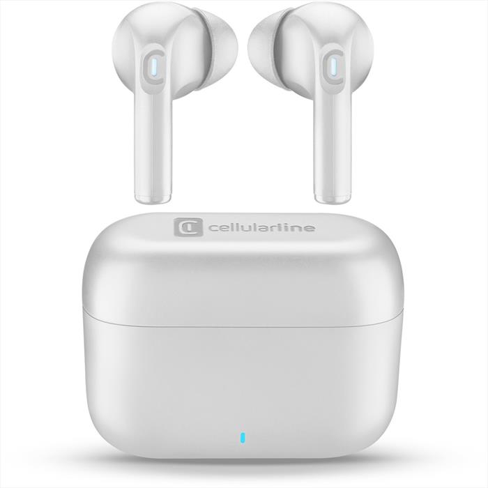 Cellularline - Auricolari True Wireless Wavy In-ear-bianco