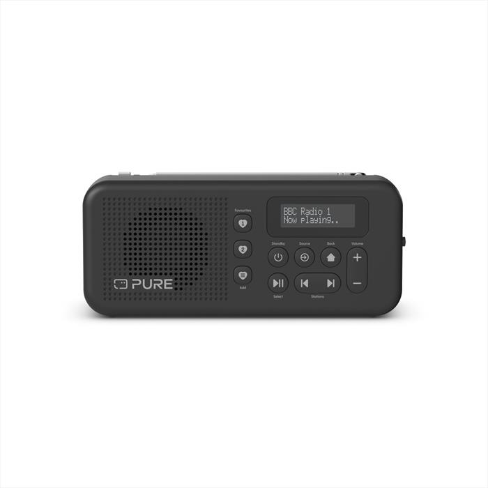 Pure - Radio Portatile Dab+ E Fm Con Bluetooth Elan Move-nero