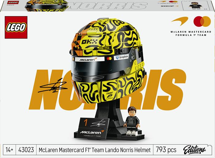 Lego - Editions Casco Di Lando Norris Mclaren - 43023, Multicolore