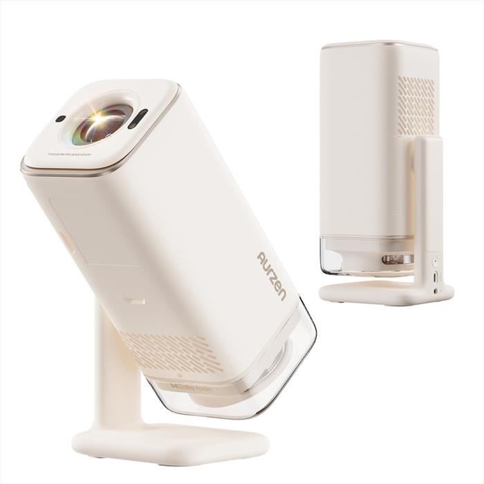 Aurzen - Mini Proiettore Portatile Boom Air-white
