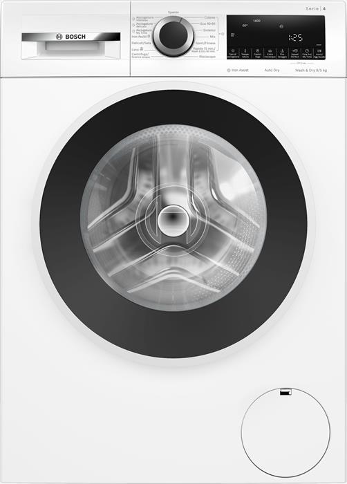 Bosch - Wna14400it Lavasciuga 9/5 Kg Classe D/a-bianco