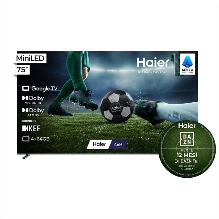 Haier - Smart Tv Qled Uhd 4k 75" H75m92fux-nero