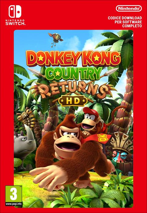Nintendo - Donkey Kong Country Returns Hd - Codice Download, N.d