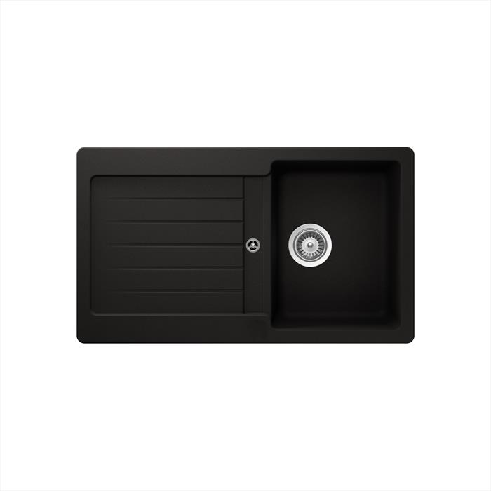 Glem Gas - Lavello 1 Vasca Glu861bk-nero Opaco